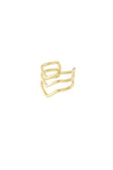 Bijoutheek Earcuff Geometrisch 3 ringen