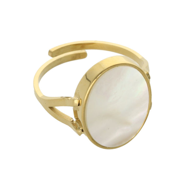 Camps & Camps Oval Mother Of Pearl Ring 6S049_MP
