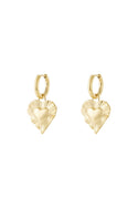 Bijoutheek Oorhangers Stralend Hart Chunky