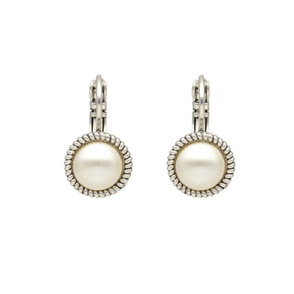 Camps & Camps Oorhangers 1A025PE Pearl White