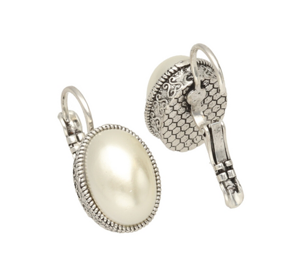 Camps & Camps Oorhangers 1A030PE Pearl White