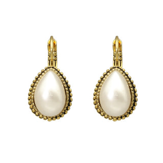 Kopen pearl-white Camps & Camps Oorhangers 1D029