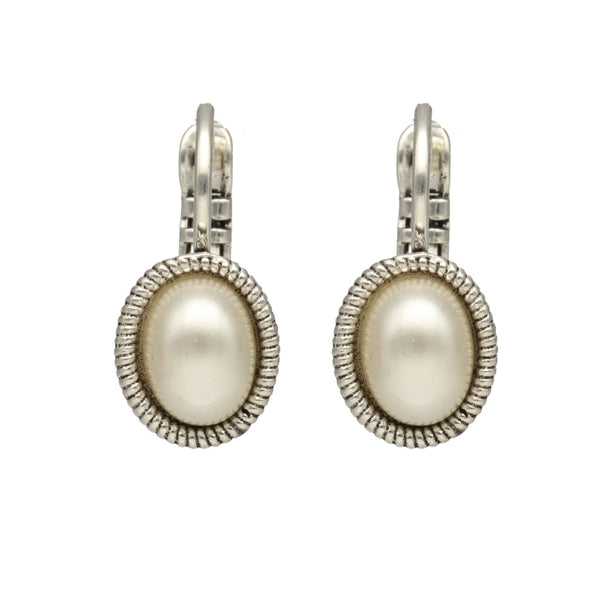 Camps & Camps Oorhangers 1A021PE Pearl White