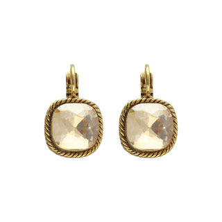 Koop beige Camps &amp; Camps square earring Gold