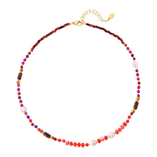 Koop rood Yehwang Necklace Beads Blue