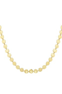 Bijoutheek Collier Rondjes Gehamerd