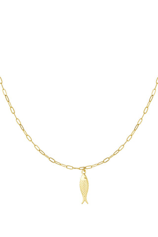 Bijoutheek Collier Schakels Vis