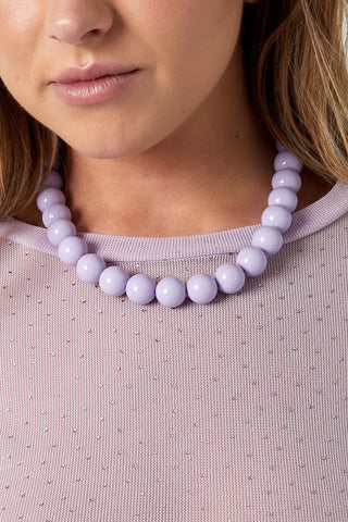 Bijoutheek Collier Grote Kralen 15mm Statement