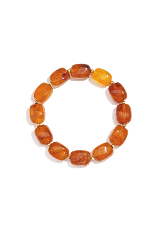 Bijoutheek Armband (Sieraad) Kralen Rechthoekig Elastisch