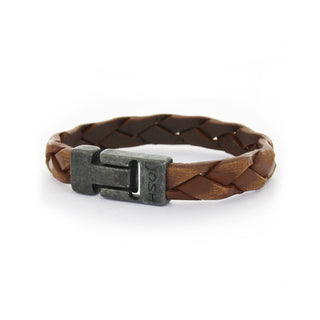 Kaufen cognac JOSH Brown Armband 24001-BRA-BROWN (LÄNGE: 20,5-22,5 CM)