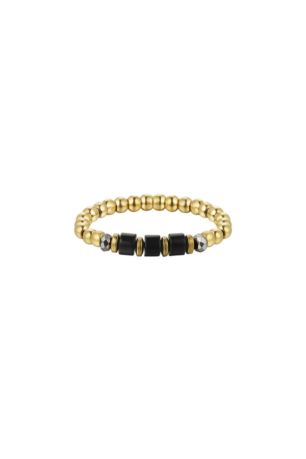Bijoutheek Ring (Jewelry) steel beads