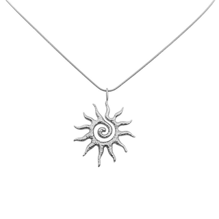 Koop silver iXXXi necklace Square chain pearl (LENGTH 45CM)
