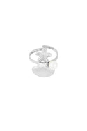 Bijoutheek Ring (Sieraad) Schelp Zeester Parel One Size