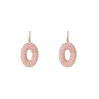 Kaufen roze Go Dutch Label Ohrstecker voll auf ovalen Perlen