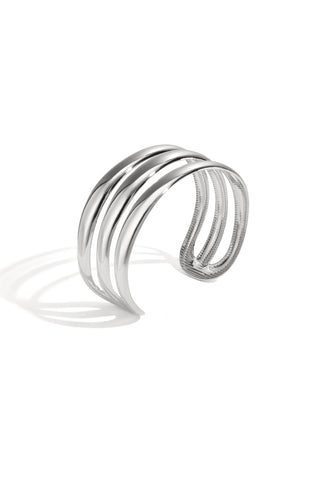 Kopen zilver Bijoutheek Armband (Sieraad) Cuff 3 Rijen
