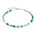 Coeur de Lion Geocube Necklace Iconic Nature necklace blue/white