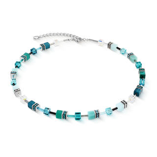 Coeur de Lion Geocube Necklace Iconic Nature necklace blue/white