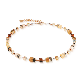 Coeur de Lion GeoCUBE® Iconic Necklace Mocha Mousse
