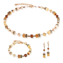 Coeur de Lion Geocube Earring Iconic Nature Chain dopamine