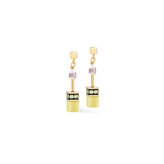 Coeur de Lion Geocube Earring Iconic Nature Chain dopamine