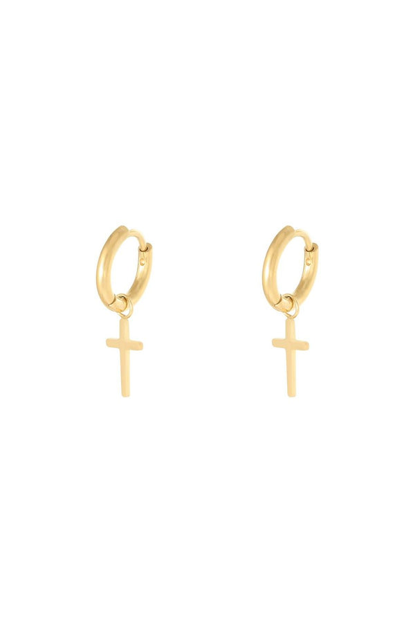 Bijoutheek Oorhangers Kruis