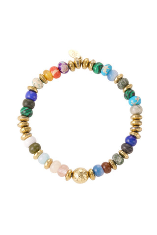 Bijoutheek Bracelet (Jewelry) multi beads (6mm)