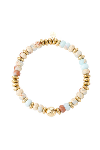Bijoutheek Bracelet (Jewelry) multi beads (6mm)