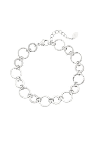 Koop silver Bijoutheek Bracelet (Jewelry) Open circles