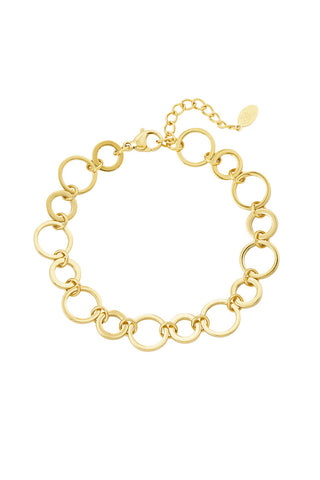 Kaufen gold Bijoutheek-Armband (Schmuck) Offene Kreise