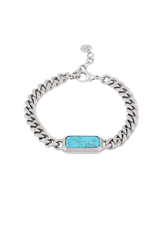 Kopen turquoise Bijoutheek Armband (Sieraad) Heren Schakel Natuursteen