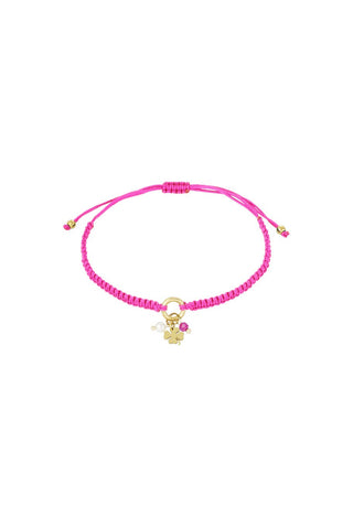 Kopen fuchsia Bijoutheek Armband (Sieraad) Geluk