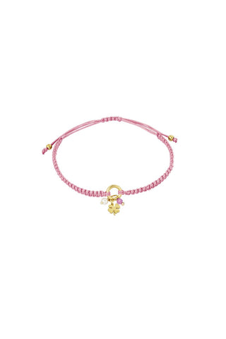 Kopen roze Bijoutheek Armband (Sieraad) Geluk