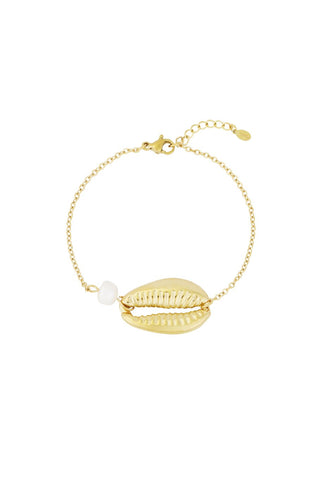 Bijoutheek Armband (Sieraad) Schelp En Parel