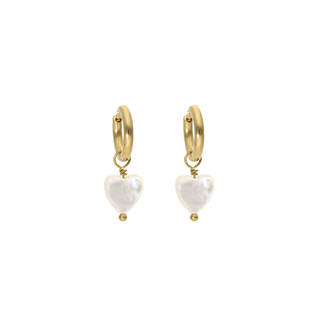 Camps & Camps Oorstekers 2S199_MP Dangling Love Pearl