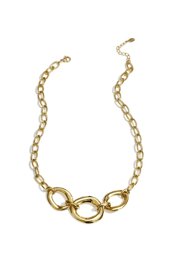Bijoutheek Collier Cirkels Organisch Statement