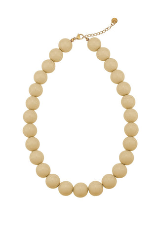 Bijoutheek Collier Grote Kralen 15mm Statement