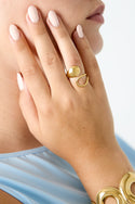 Bijoutheek Ring (Sieraad) Swirl Statement