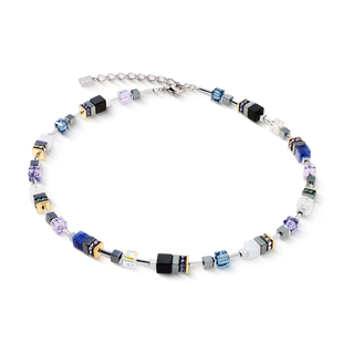 Coeur de Lion Geocube Necklace Iconic Nature necklace blue/white