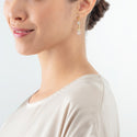 Coeur de Lion GeoCUBE Iconic Nature earrings gold white