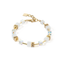 Coeur de Lion GeoCUBE Iconic Nature bracelet gold white