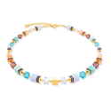 Coeur de Lion Geocube Necklace Iconic Nature necklace blue/white