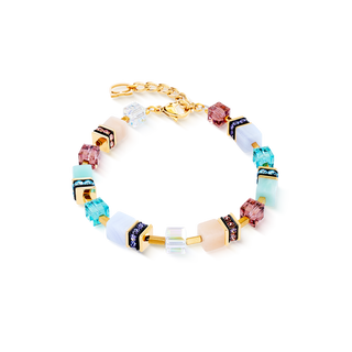 Coeur de Lion Geocube Armband Precious Fusion Pearls weiß