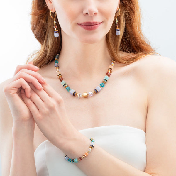 Coeur de Lion Geocube bracelet Precious Fusion Pearls white