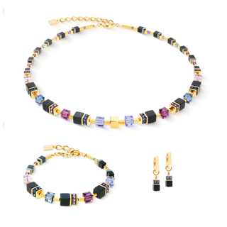 Coeur de Lion Geocube Necklace Iconic Nature necklace blue/white