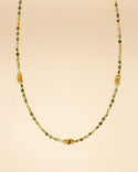 Muja Juma Collier tiger eye mixed gems & three beads