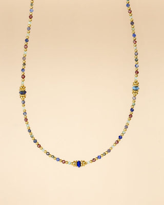 Kaufen lapis-lazuli Muja Juma Collier mixed gems &amp; three beads