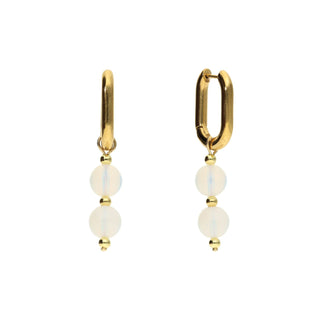 Kopen white-opal Camps &amp; Camps Oorhangers 2L900