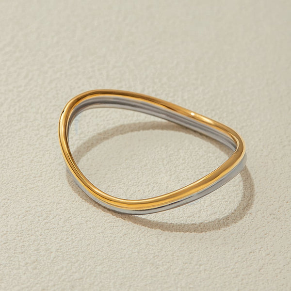 Bijoutheek Armband (Sieraad) Bangle Dubbel Bicolor