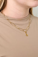 Bijoutheek Collier Schakels Geometrisch Bewerkt