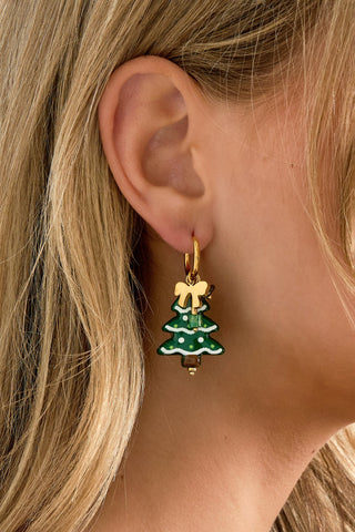 Bijoutheek Oorhangers Kerst Kerstboom